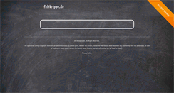 Desktop Screenshot of faltkrippe.de